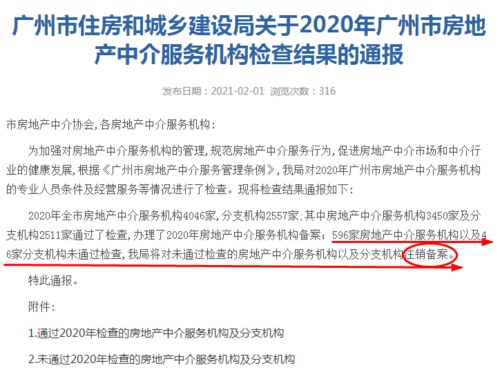 擦亮眼睛 广州642家中介机构或被住建局注销,名单曝光